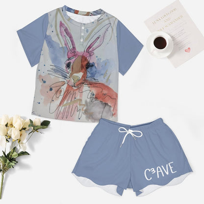 C3 Cave Sister rabbit loungewear