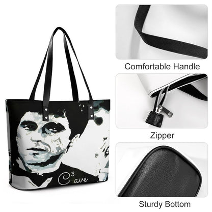 C3 Cave Women's Al Pacino Leather  Tote Bag