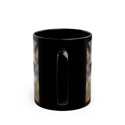 Black Mug (11oz,)- Tiger