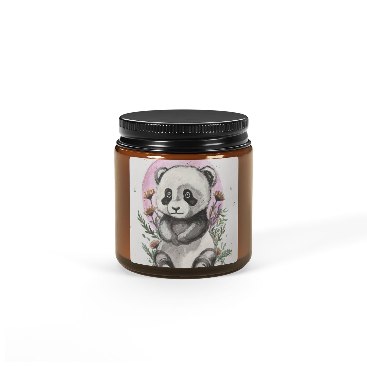 Scented Soy Candle (Multi-Size, Amber Jar)