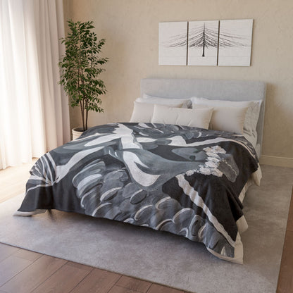 Soft Polyester Blanket - concrete angel