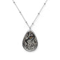 Oval Necklace leopard