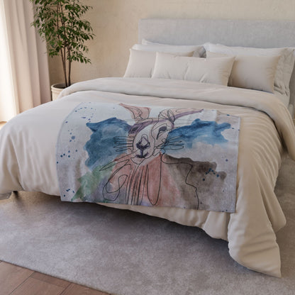 Soft Polyester Blanket - brother rabbit