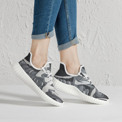 Womens Concrete angel Mesh Knit Sneakers