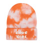 CAVE GIRL Embroidered Name /Texts Camo Knitted Hats (C3 Cave)