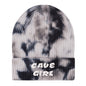 CAVE GIRL Embroidered Name /Texts Camo Knitted Hats (C3 Cave)