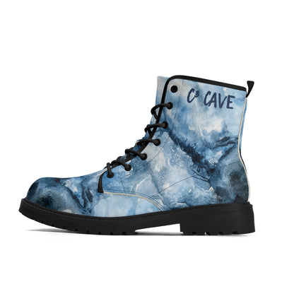 C3 Cave Mens 'Watercolour Storm' Leather Boots