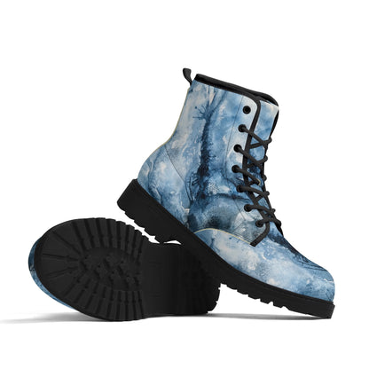 C3 Cave Mens 'Watercolour Storm' Leather Boots