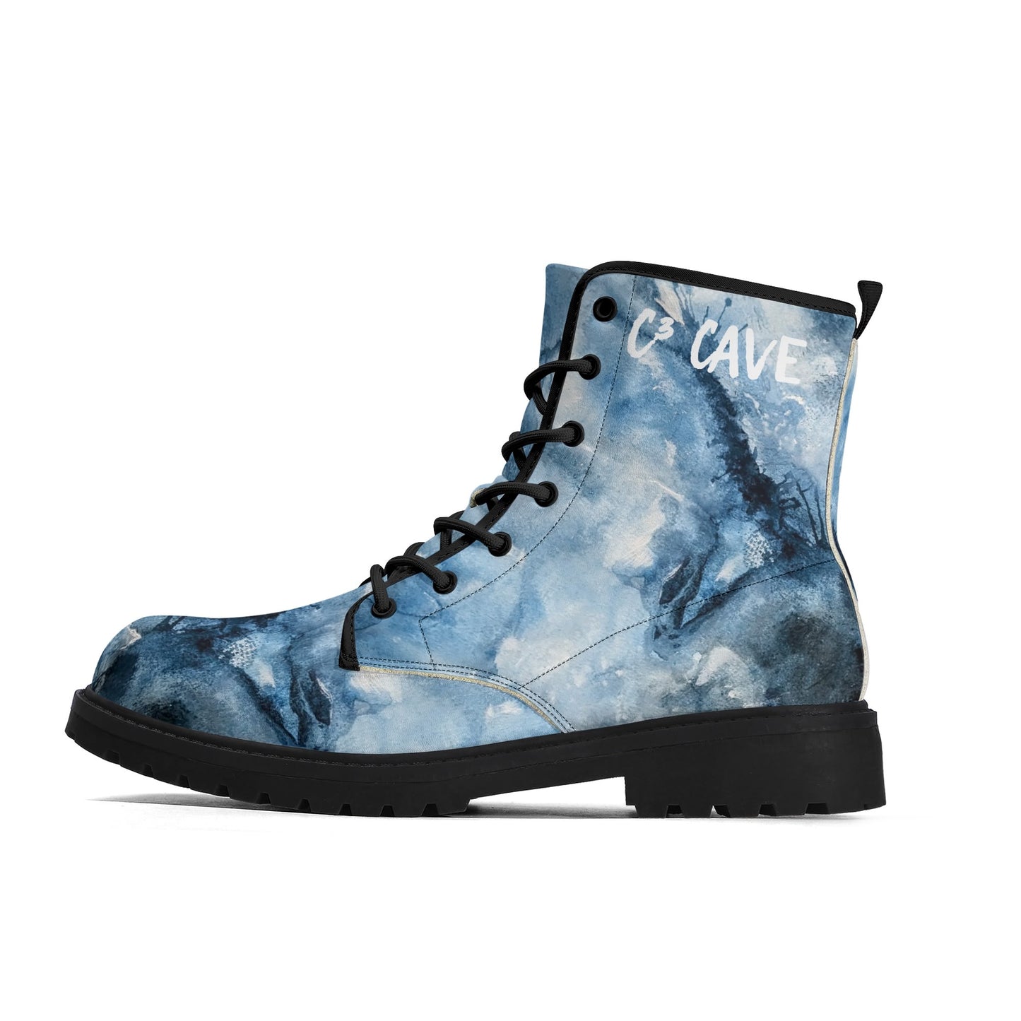 C3 Cave WATERCOLOUR STORM Womens Leather Boots