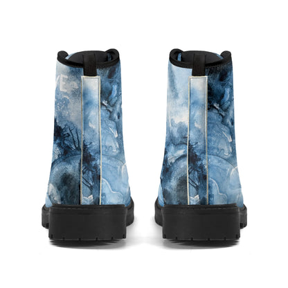 C3 Cave WATERCOLOUR STORM Womens Leather Boots