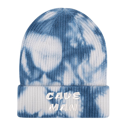 Mans Caveman Beanie in creative font