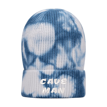 Mans Caveman Beanie in creative font