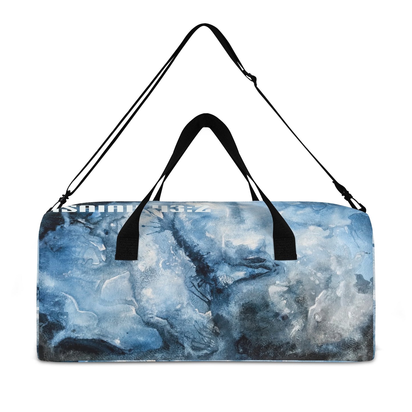 Watercolour Storm Travel/ Gym Duffel Bags