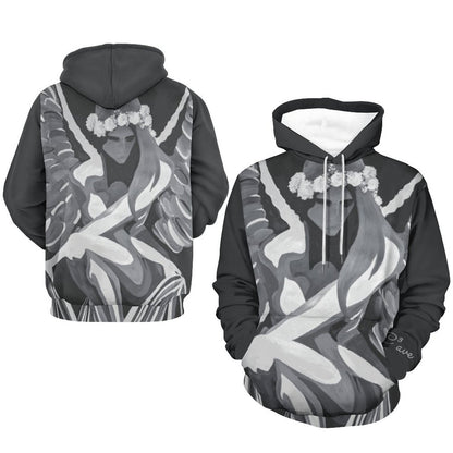 C3 Cave Hoodie for Men concrete angel print