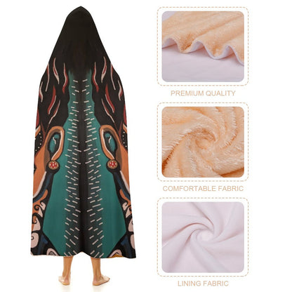 C3 Cave Wrap Hooded Blanket Peace in NI Print