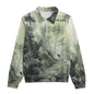 C3CAVE Unisex Lapel Cotton Sweatshirt | greenery