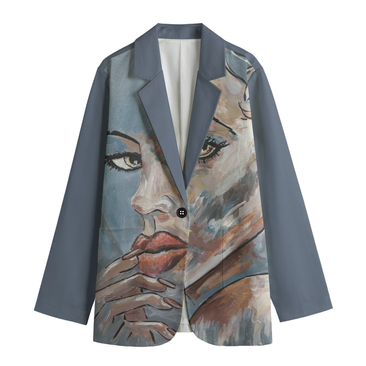 Poser Print Women's cotton blazer (unbranded)