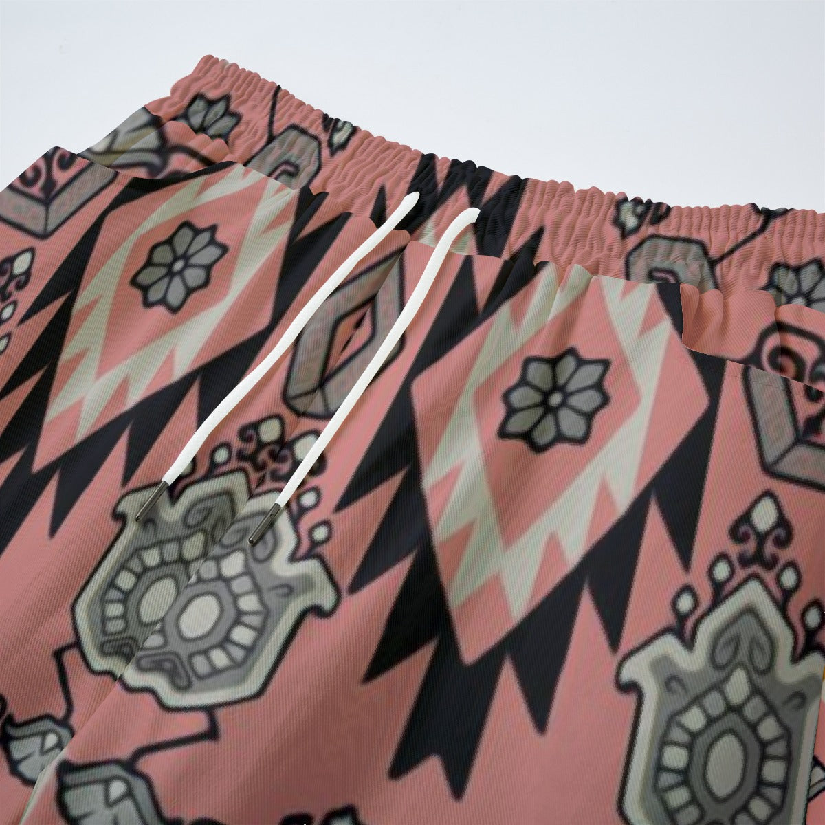 Patterned Straight Casual cotton Pants Unisex