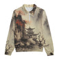 C3CAVE Unisex Lapel Cotton  Sweatshirt - Traditional Chinese art