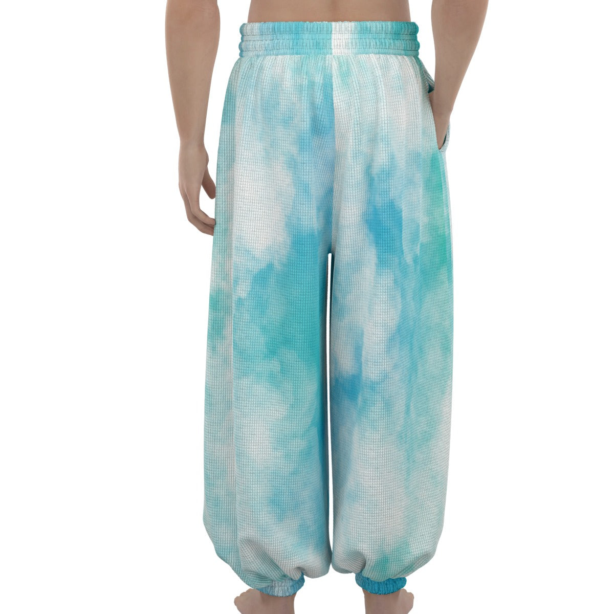 sky blue Unisex Lantern waffle bottoms