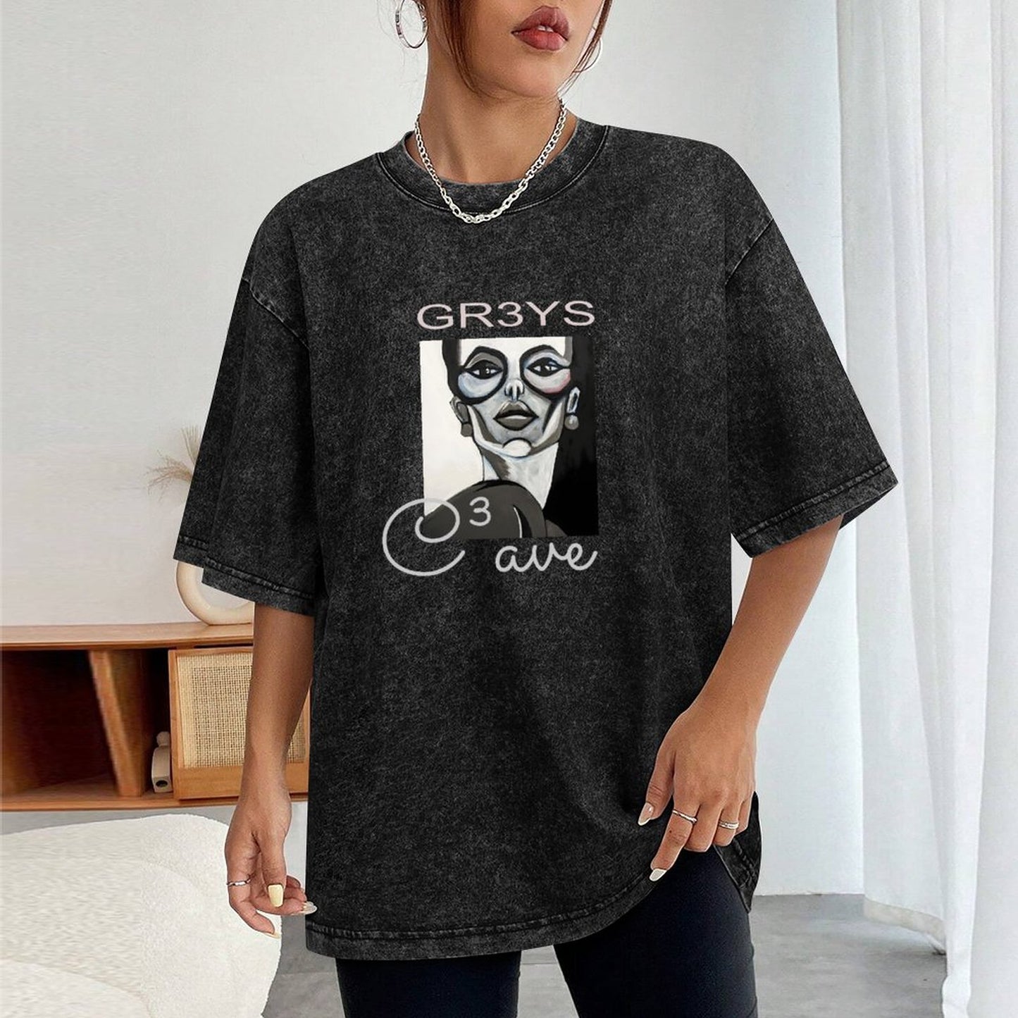 C3 Cave Greys Women Vintage T-Shirt