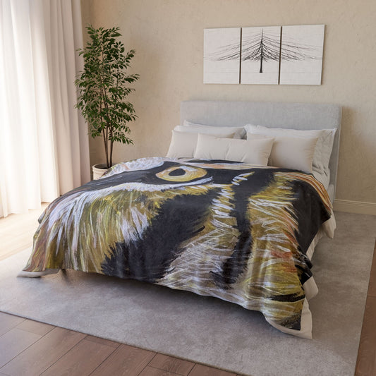 Soft Polyester Blanket -tiger