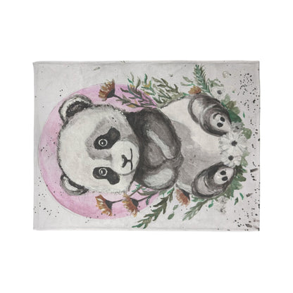 Soft Polyester Blanket Panda