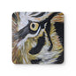 Corkwood Coaster Set - tiger