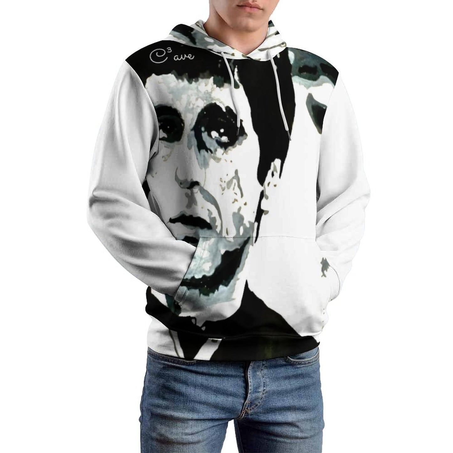 C3 Cave Al Pacino painting print - Thick hoodie - Double cap