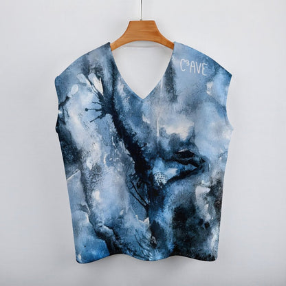 C3Cave watercolour old money style vest