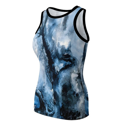 C3 Cave watercolour storm painting print vest