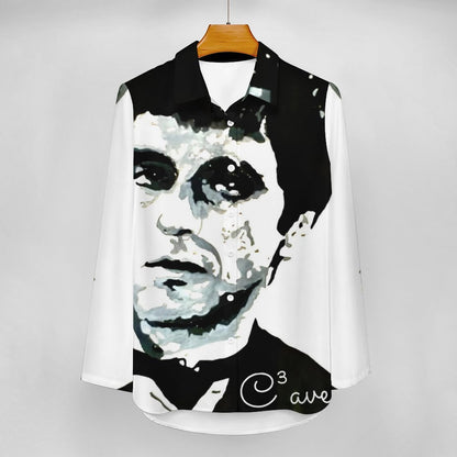 C3 Cave Al Pacino painting Printed  Women shirt (long length)