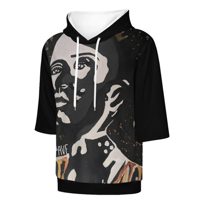 C3 Cave thick Half Sleeve Hoodie - Vitiligo is beautiful