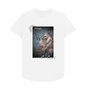 White C3 Cave -Poser Mans longline tee shirt