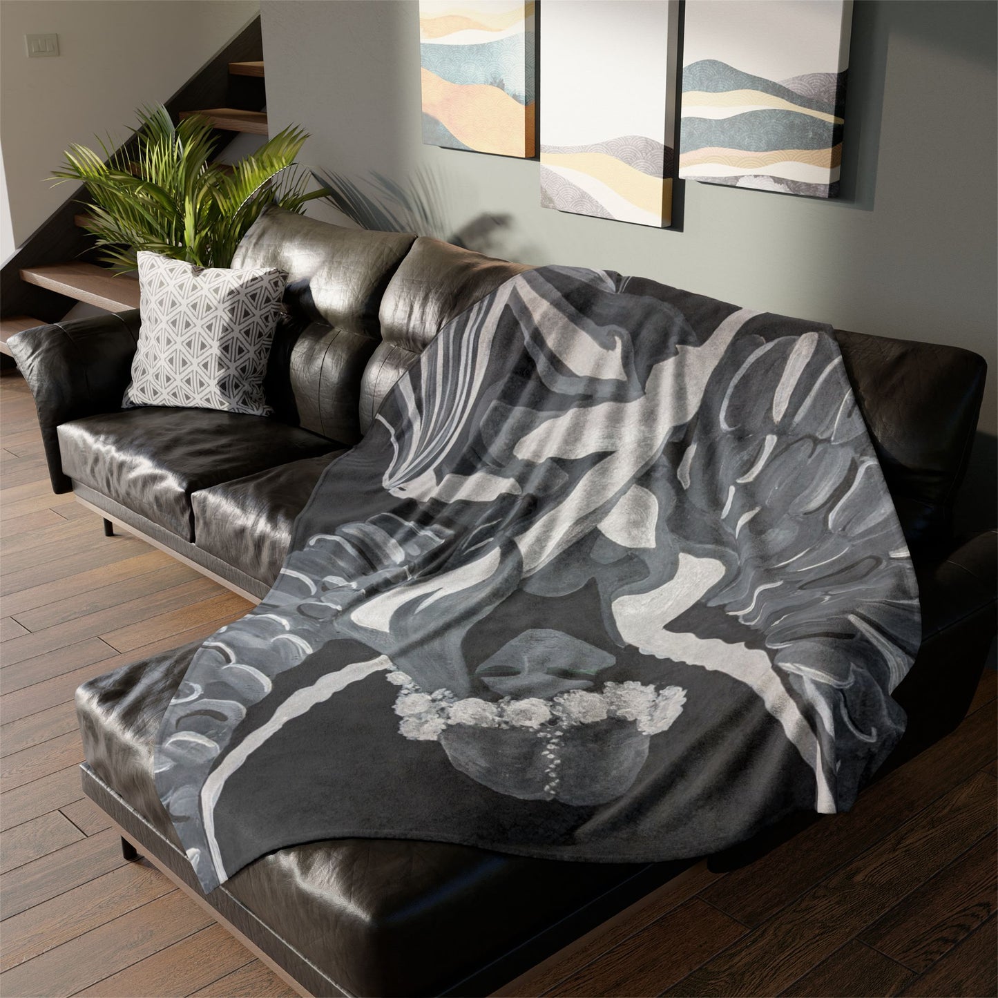 Soft Polyester Blanket - concrete angel