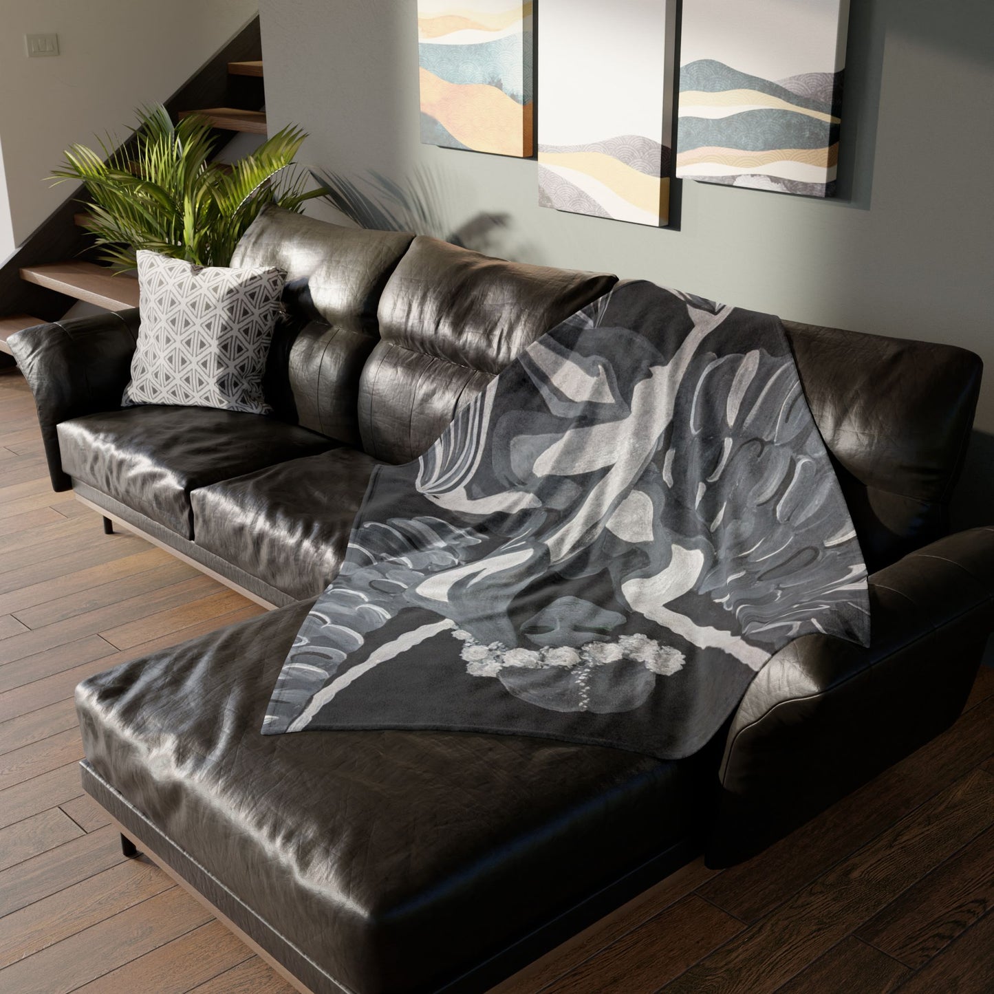 Soft Polyester Blanket - concrete angel