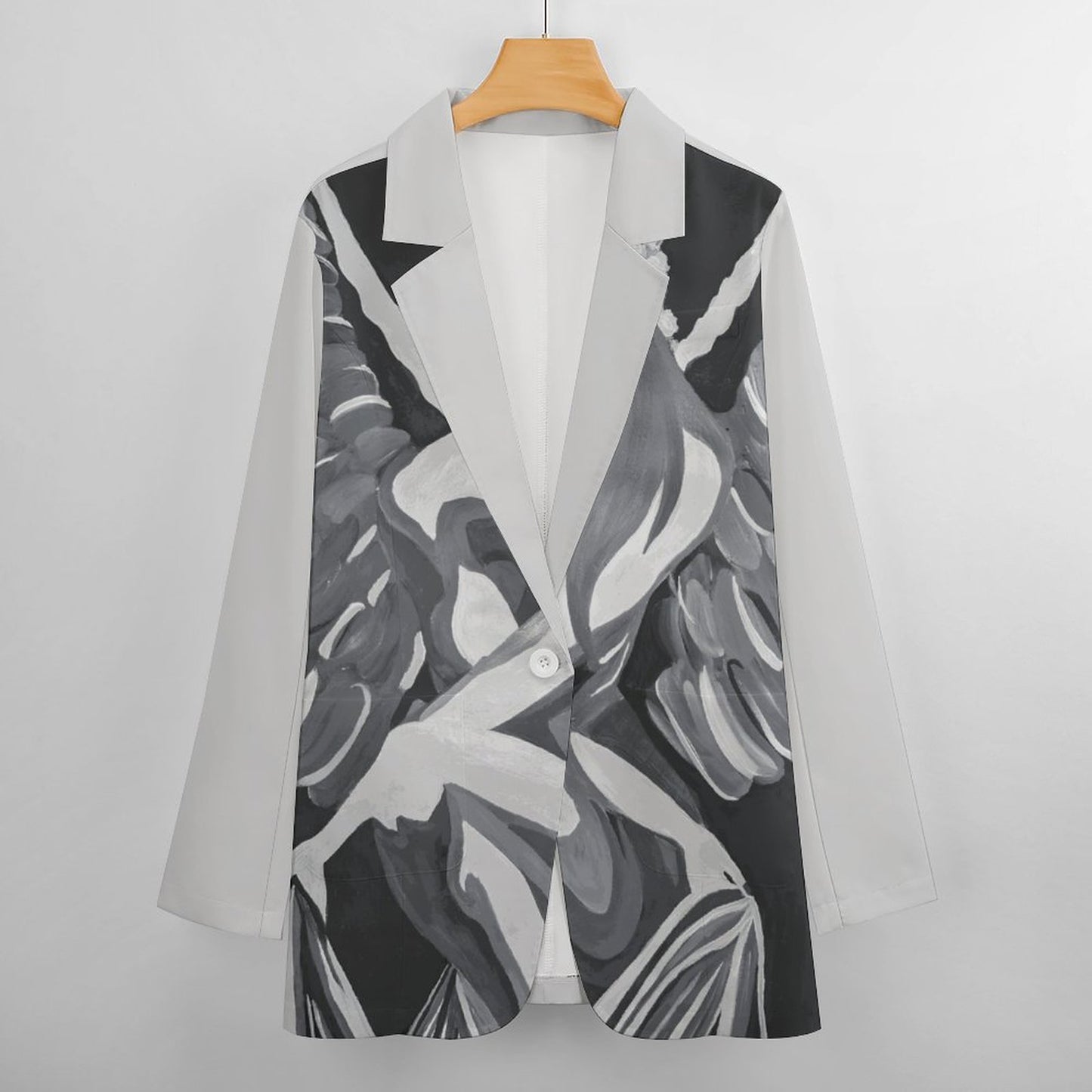 C3 Cave Women's Casual statement Blazer - concrete angel