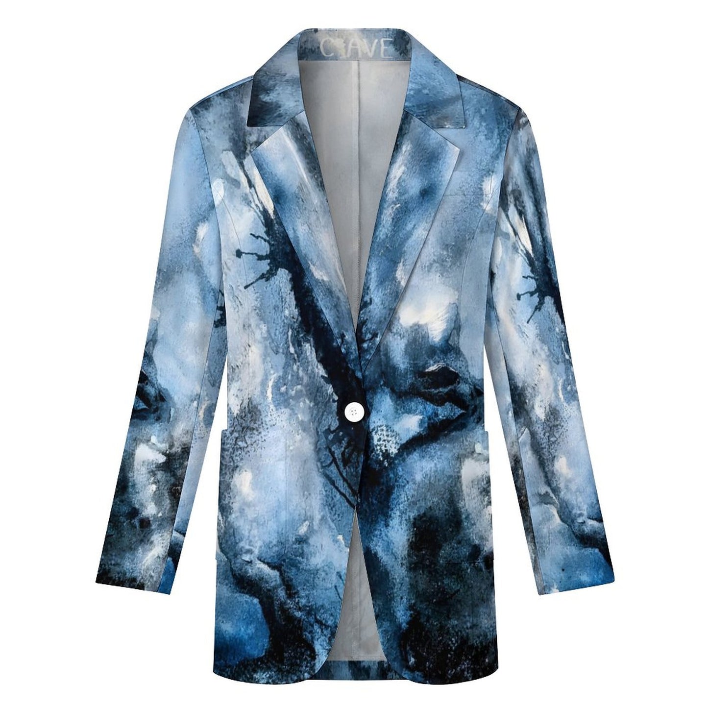 C3 Cave 'Watercolour Storm' Women's Statement Blazer polyester