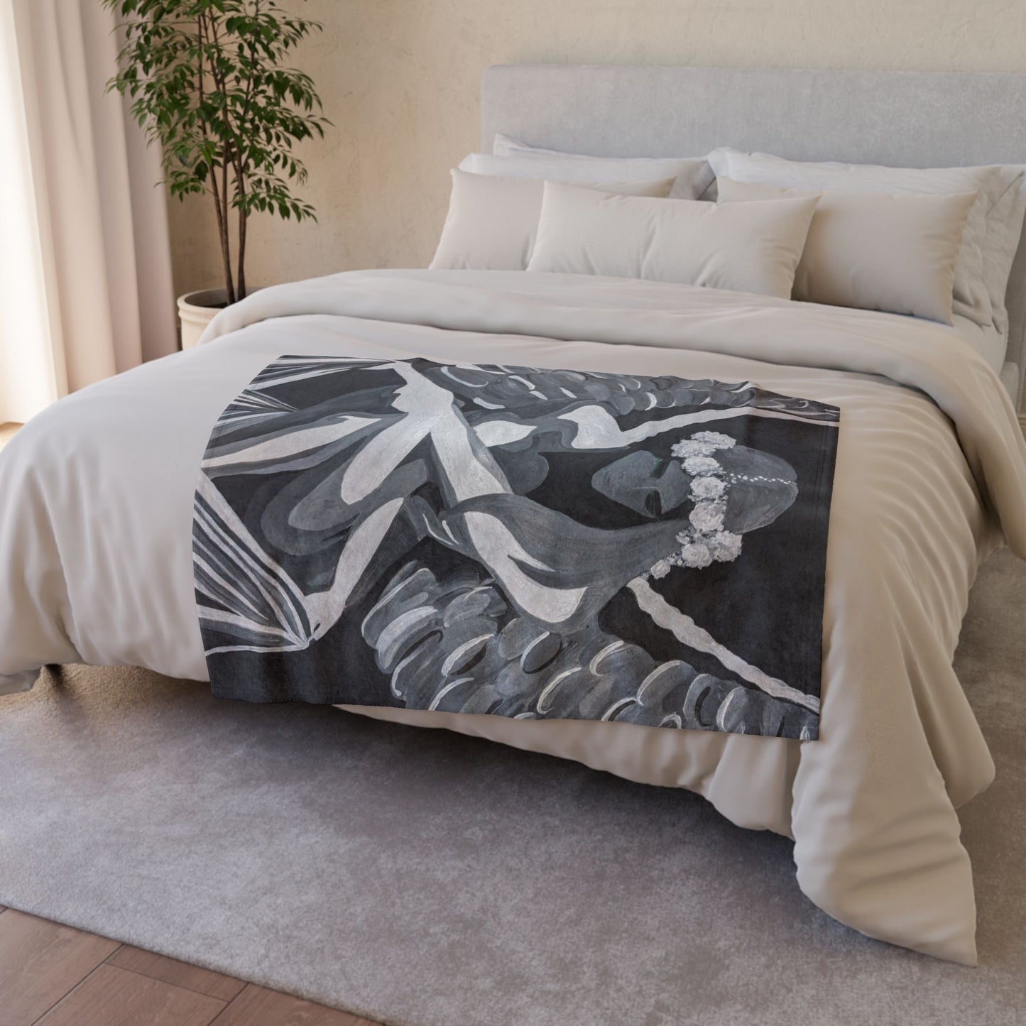 Soft Polyester Blanket - concrete angel