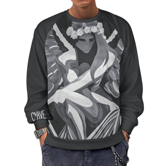 C3 Cave Men's Crewneck Sweatshirt Raglan