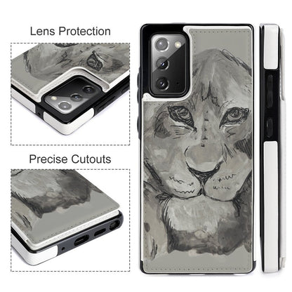 Lion cub Samsung Flip Phone Case for Note20 Series