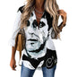 C3 Cave Al Pacino painting Printed  Women shirt (long length)