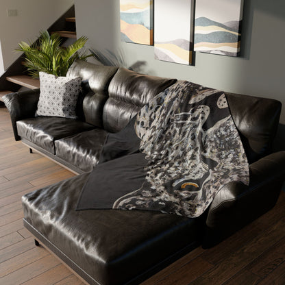 C3 Cave Soft Polyester Blanket - leopard