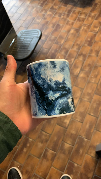 Watercolor White 11oz Ceramic Mug