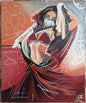 Original Scarlet Woman Belly Dancer Painting