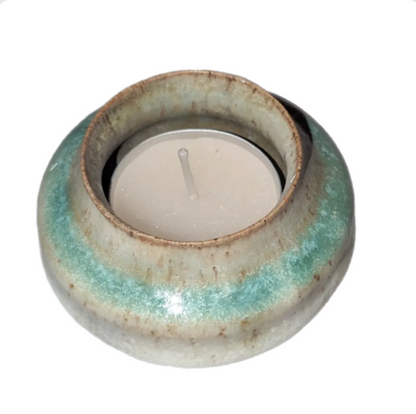 Cute hand thrown tea light holder