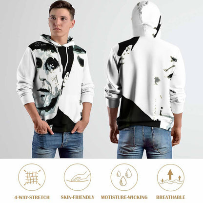 C3 Cave Al Pacino painting print - Thick hoodie - Double cap