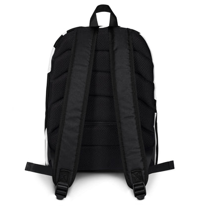 B/W swirl backpack