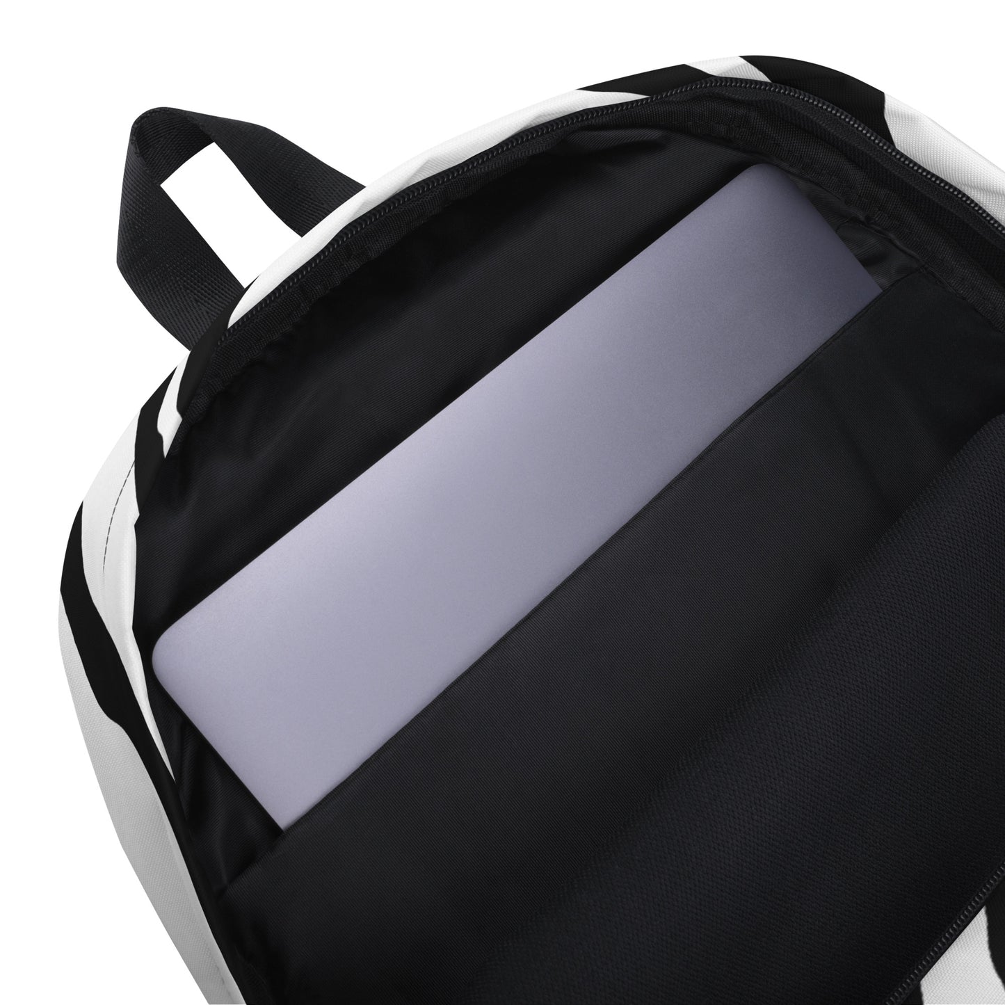 B/W swirl backpack