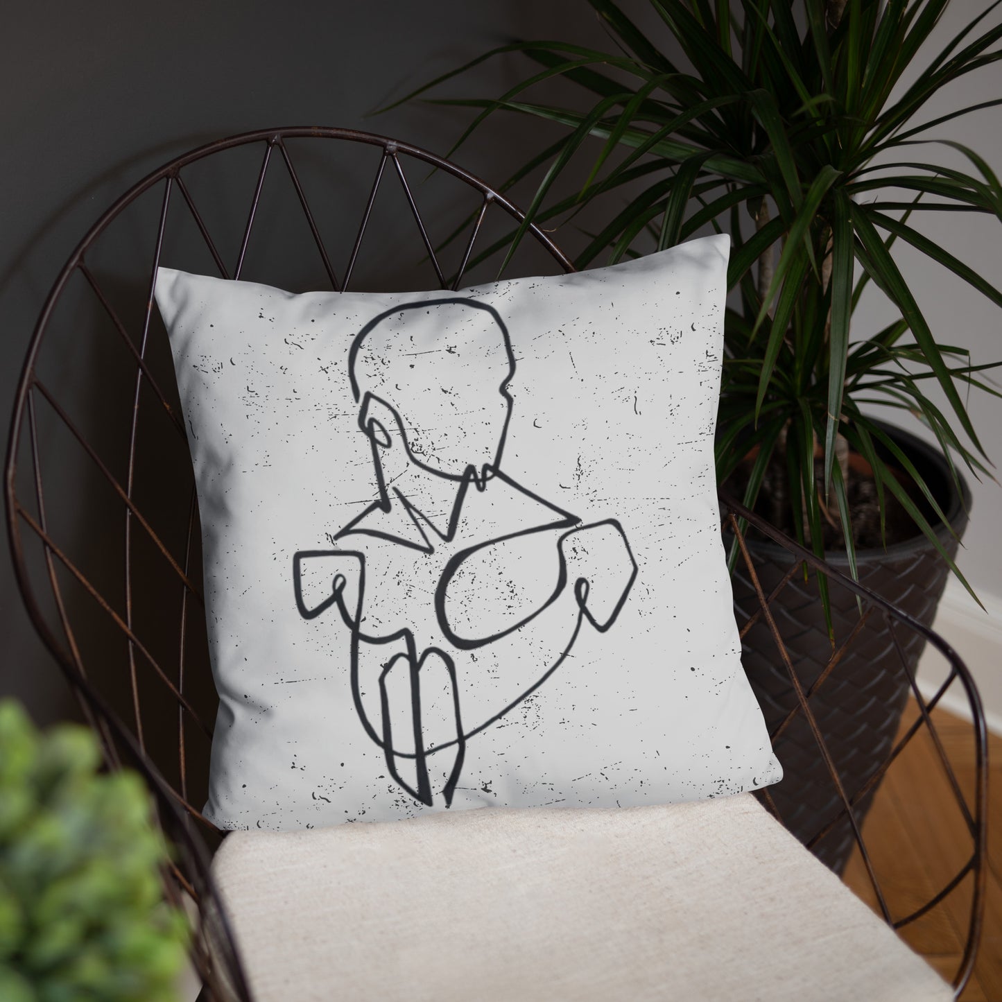 Basic Pillow - line drawing